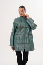 Load image into Gallery viewer, The Prado Reversible Green Leather Women Jacket