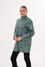 Load image into Gallery viewer, The Prado Reversible Green Leather Women Jacket