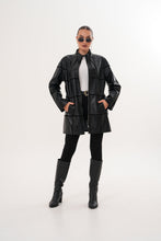 Load image into Gallery viewer, The Prado Reversible Black Leather Women Leather Jacket