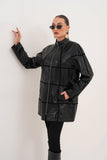 The Prado Reversible Black Leather Women Leather Jacket