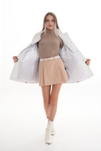 Load image into Gallery viewer, The Liora White Leather Women Jacket
