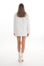 Load image into Gallery viewer, The Liora White Leather Women Jacket
