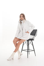 Load image into Gallery viewer, The Liora White Leather Women Jacket