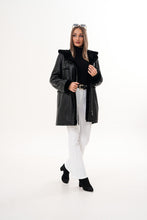 Load image into Gallery viewer, The Belluna Black Shearling Women Jacket
