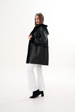 Load image into Gallery viewer, The Belluna Black Shearling Women Jacket