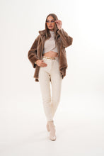 Load image into Gallery viewer, The Belluna Camel Reversible Shearling Women Jacket