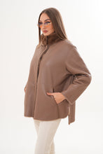 Load image into Gallery viewer, The Belluna Camel Reversible Shearling Women Jacket