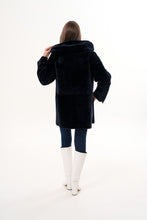 Load image into Gallery viewer, The Portofino Black Reversible Shearling Women Jacket