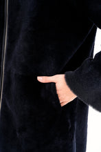 Load image into Gallery viewer, The Portofino Black Reversible Shearling Women Jacket