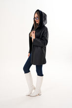 Load image into Gallery viewer, The Portofino Black Reversible Shearling Women Jacket