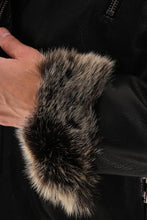 Load image into Gallery viewer, The Cortina Black Shearling Leather Men Jacket