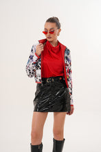 Load image into Gallery viewer, The Elvaris Reversible Red Leather Women Jacket