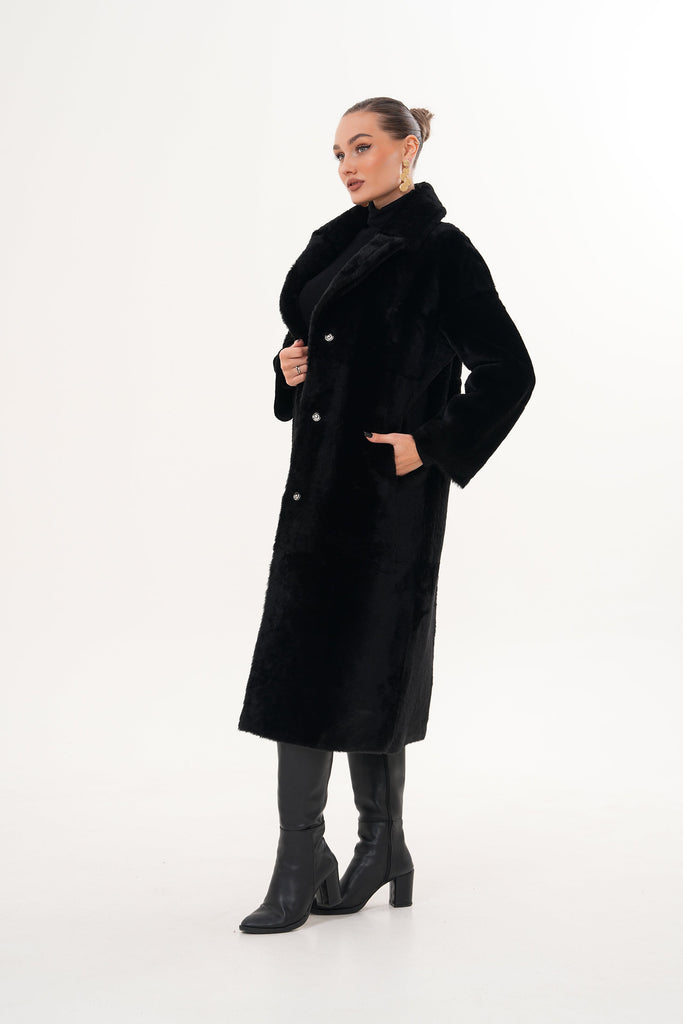 The Emilia Reversible Shearling Leather Women Jacket