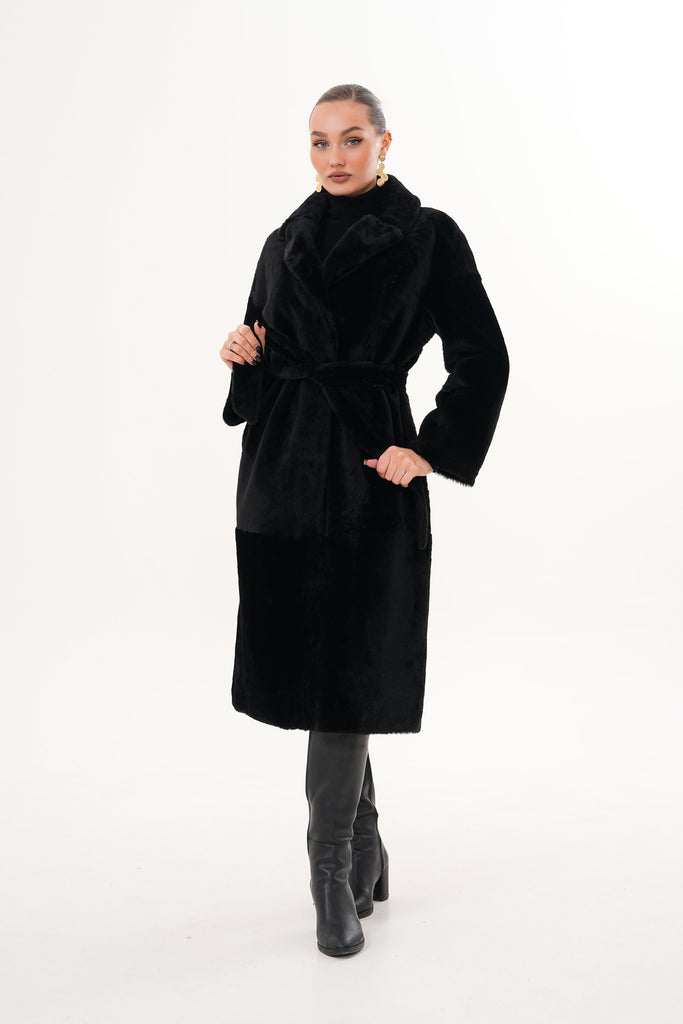 The Emilia Reversible Shearling Leather Women Jacket