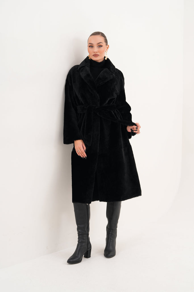 The Emilia Reversible Shearling Leather Women Jacket