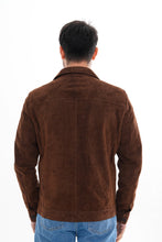 Load image into Gallery viewer, The Azzuro Suede Brown Leather Jacket