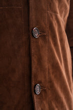 Load image into Gallery viewer, The Azzuro Suede Brown Leather Jacket