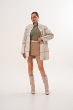 Load image into Gallery viewer, The Prado Reversible Cream  Leather Women Jacket