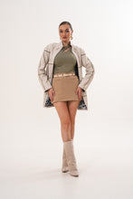 Load image into Gallery viewer, The Prado Reversible Cream  Leather Women Jacket
