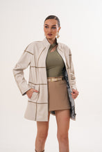 Load image into Gallery viewer, The Prado Reversible Cream  Leather Women Jacket