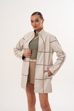 Load image into Gallery viewer, The Prado Reversible Cream  Leather Women Jacket