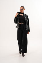 Load image into Gallery viewer, The Vesper Black Leather Women Jacket