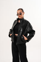 Load image into Gallery viewer, The Vesper Black Leather Women Jacket