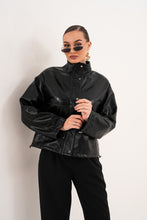 Load image into Gallery viewer, The Vesper Black Leather Women Jacket