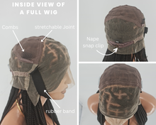 Load image into Gallery viewer, Cornrow Braid Wig (Ready to Ship) - Aisha