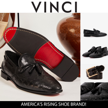 Load image into Gallery viewer, The Istanbul Black Leather Tassel Loafer Men Shoe