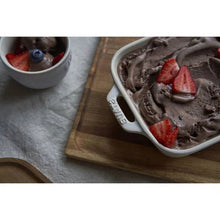 Load image into Gallery viewer, 2 Piece Ceramic Stoneware Baking Dish Set in Ivory Cream Beige