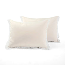 Load image into Gallery viewer, Full/Queen French Country Ivory 5-Piece Lightweight Comforter Set w/ Lace Trim