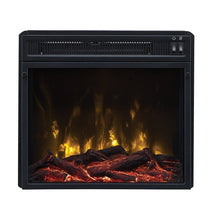 Load image into Gallery viewer, FarmHouse Rustic Ivory/Espresso TV Entertainment Electric Fireplace