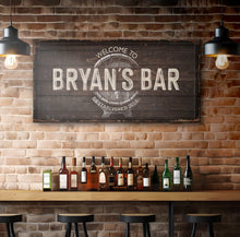 Load image into Gallery viewer, Beer Barrel Bar Sign