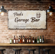 Load image into Gallery viewer, Garage Bar Sign VIII