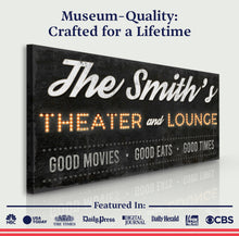 Load image into Gallery viewer, Family Theater and Lounge Sign III