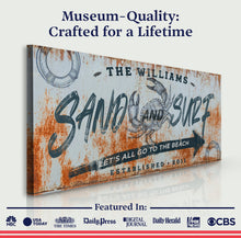 Load image into Gallery viewer, Sand And Surf Sign V