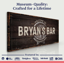 Load image into Gallery viewer, Beer Barrel Bar Sign