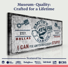 Load image into Gallery viewer, Family Garage Sign
