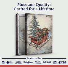 Load image into Gallery viewer, Vintage Christmas Sleigh Sled Wall Art II
