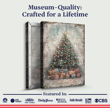 Load image into Gallery viewer, Vintage Christmas Tree With Gifts Wall Art