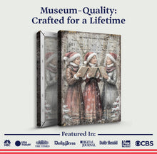 Load image into Gallery viewer, Vintage Christmas Carolers Wall Art