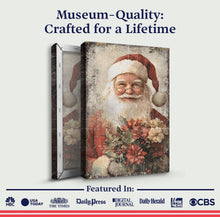Load image into Gallery viewer, Vintage Christmas Santa Claus Wall Art