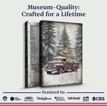 Load image into Gallery viewer, Vintage Truck With Christmas Tree Wall Art III