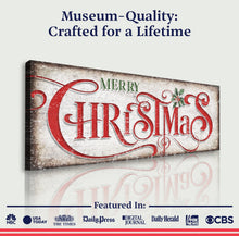 Load image into Gallery viewer, Vintage Merry Christmas Sign III