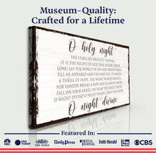 Load image into Gallery viewer, O Holy Night Christmas Sign II