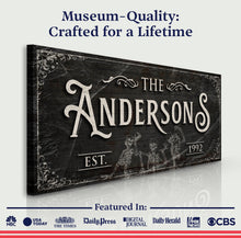 Load image into Gallery viewer, Gothic Family Sign IV