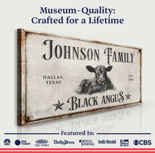 Load image into Gallery viewer, Black Angus Cattle Sign