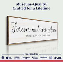 Load image into Gallery viewer, Forever And Ever Amen Faith Sign