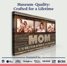 Load image into Gallery viewer, Mother's Day Sign To Us You Are The World